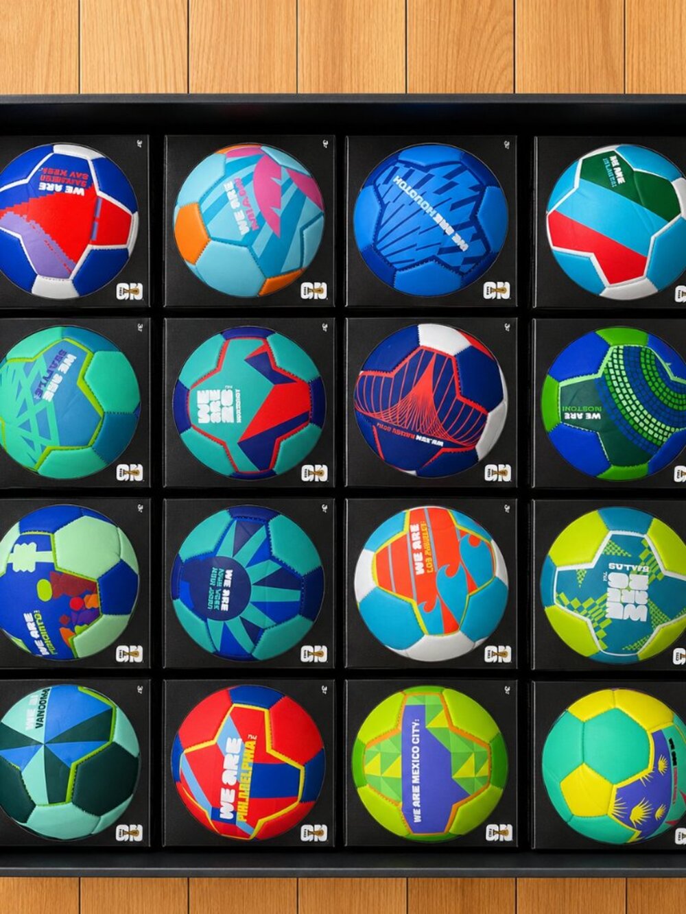 FIFA World Cup 2026 Host City Mini Soccer Ball Set Size 1 16-Piece Official